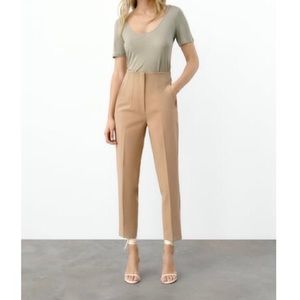 Zara high waisted trousers